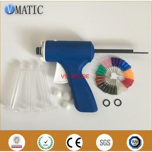 Free Shipping Blue Color Quality 10 Cc/Ml Industrial Glue Dispensing Caulking Syringe Gun