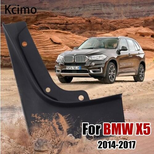 4 PCS Car Mudflaps for BMW X5 F15 2014~2017 Front Rear Fender Mud Guard Flap Splash Flaps Mudguards Accessories 2015 2016