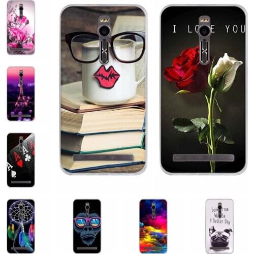 For Asus ZenFone 2 ZE551ML Case 5.5" TPU Phone Case Cover For ASUS Zenfone 2 Deluxe ZE551ML ZE550ML Z008D Z00AD Deluxe ZE551ML