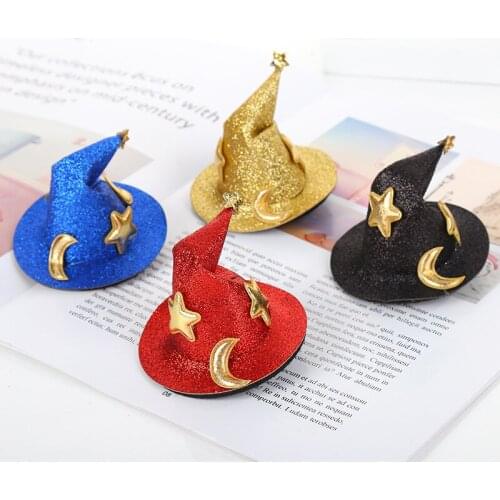 DIY Halloween Kid hairpins Party hair clips Decor pumpkin cosplay dress up decorations kindergarten performance props Role