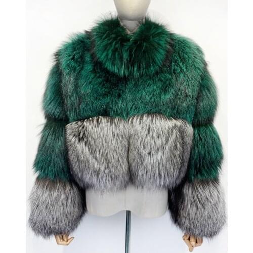 GO BALLISTIC YA Silver Fox Fur Coats