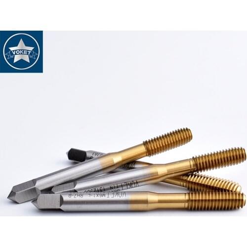 HSSE Metric Left Hand With Tin Forming Tap M2 M2.3 M2.5 M3 M3.5 M4 M5 M6 M8 M10 X0.45L X0.6L X1.5L machine thread screw taps