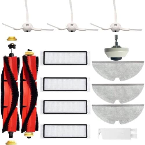14 Pcs Vacuum Cleaner Replacement Accessories Kit Compatible For Xiaomi Roborock S5 S6 S50 S51 E25 E20 E35