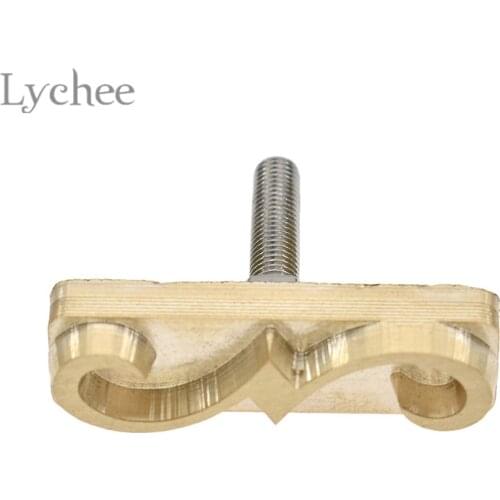 Lychee Life Leathercraft Carving Tool DIY Handmade Sewing Craft Leather Working Tool Press Cutter Punching Tool Leather Craft