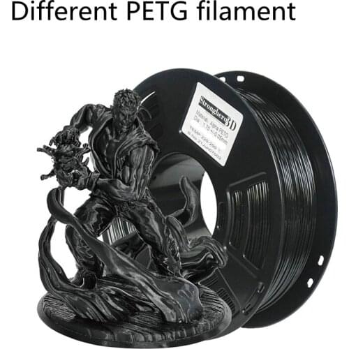3D Printing Filament Alpha PETG 1.75mm1kg High liquidity Multi Machine Application High Speed Printing No Shortage And Stacking