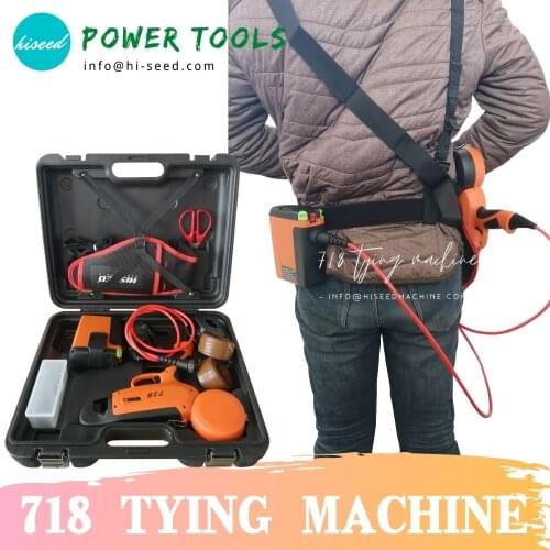 Battery powered paper wrapped Iron tie wire tape tying gun special for tomato cherry tomato kiwi tree and vineyard