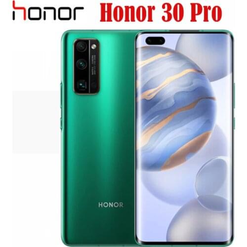 Original New Official Honor 30 Pro Kirin 990 5G SmartPhone 6.57inch OLED Octa Core Android 10 OS 4000mah 8G ROM 128G RAM