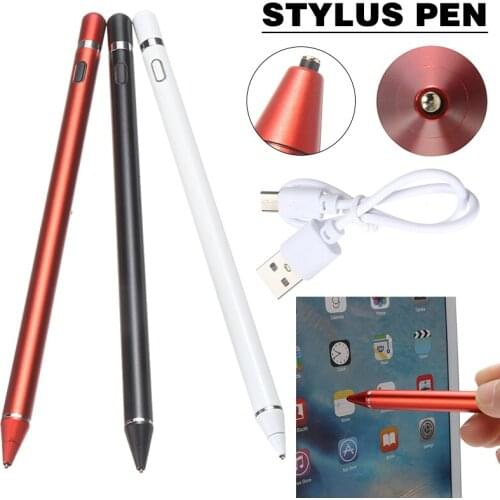 3 Colors Drawing Stylus Pen For iphone iPad Tablet Stylus Pen Compatible For Android Mobile Phone USB Rechargeable Tablet Pen