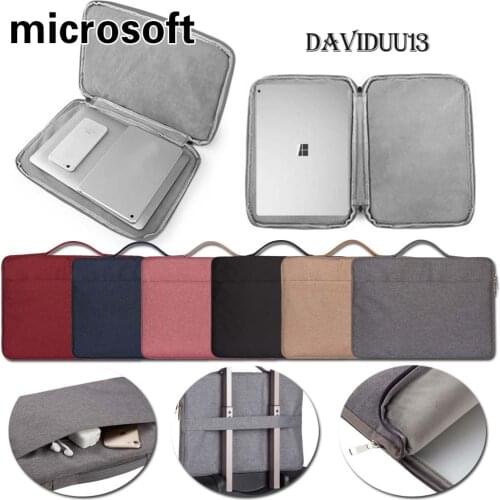 Laptop Bag Sleeve Handbag Notebook Carrying Case Suitable for Microsoft Surface/Pro/Book/Surface Laptop Portable Computer Bag