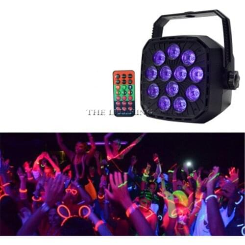 UV Led Stage Light Disco Light Ball with DMX 512 36W Stage Lighting Effect Lights Stage Lamp for Dj Bar Party KTV PL12
