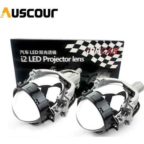 2pcs Bi LED Projector Headlights Lens 2.8 inch High and Low Beam Auto Headlamp Light h1 h4 D2S car headlight all in one modify