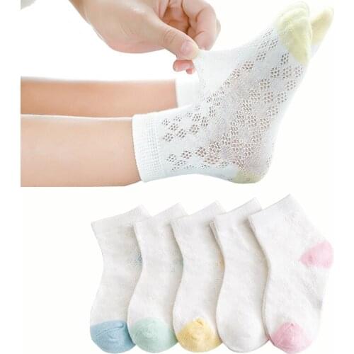 2021 Spring and summer thin kidss socks casual childrens socks