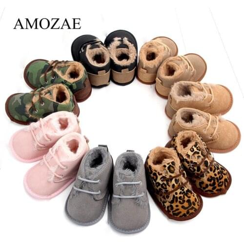 2021 New Arrival Baby Boots For Newborn Winter Keep Warm First Walker Baby Boy Girl Infant Toddler Anti-Slip Soft Sole Boots