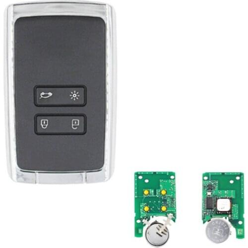 Wilongda 4 Button Remote Smart Car Key 433MHz PCF7953M chip for Renault Megane 4