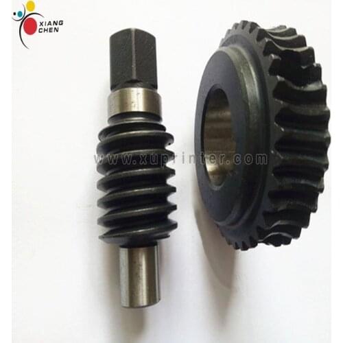66.006.029 66.006.031 Worm and Worm Gear For Heidelberg 102 Machine Spare Parts