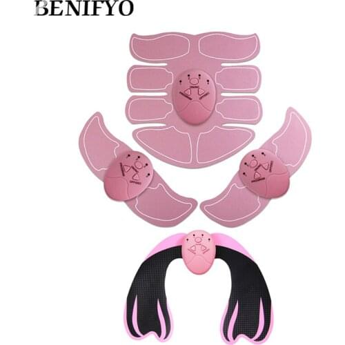 Electric Stimulator Muscle Tariner Ems Wireless Hip Trainer Abdominal Training Exerciser Fitness Equipment Body Slimming