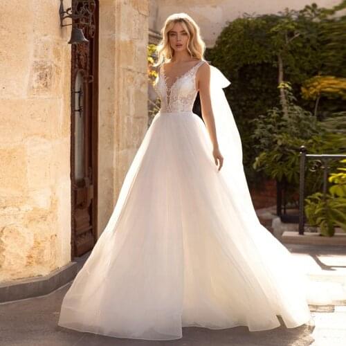 GIOIO Sleeveless Wedding Dresses