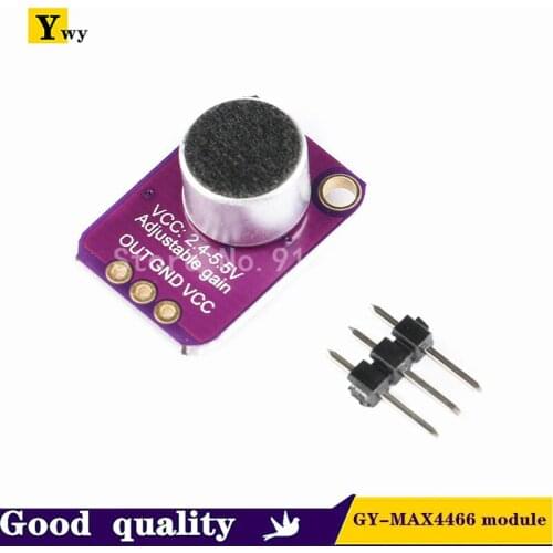 GY-MAX4466 Electret Microphone Amplifier Module MAX4466 Adjustable Gain For Arduino