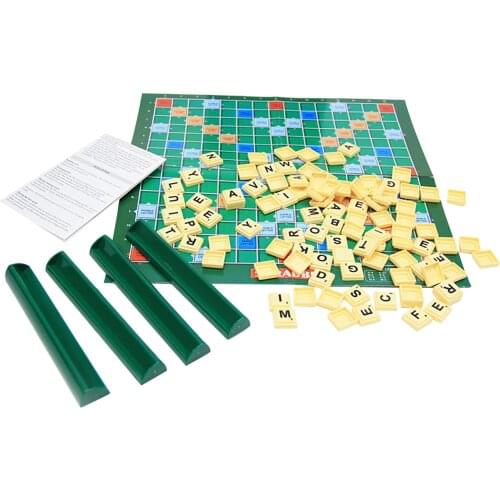 Letter Matching Game Scrabble Board Game Original Or Travel For Kids Adults Families Education Spelling Alphabet Language Toys