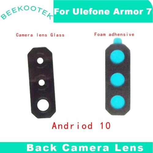 New Original for Ulefone Armor 7 Camera Lens Glass Cover Sticker Repair Part Replacement For Armor7 Android 10 Phone