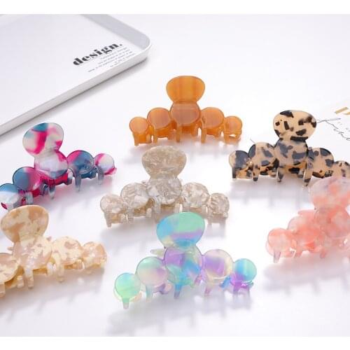 New Fashion Shark Clip Personality Forest Elegant Temperament Large Acetate Clip Headdress Hair Accessories for WomenSY183