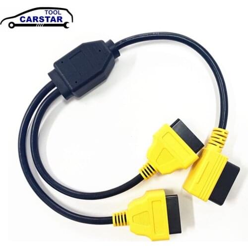 OBD2 16 Pin Male to Female Connector Cable 30/50cm OBD II Extension Cable Car Plug Extension Cord Suitable for Interface Wire