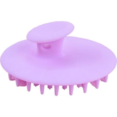Oval Silicone Hair Scalp Massager Shampoo Brush Shampoo Massage Brushes