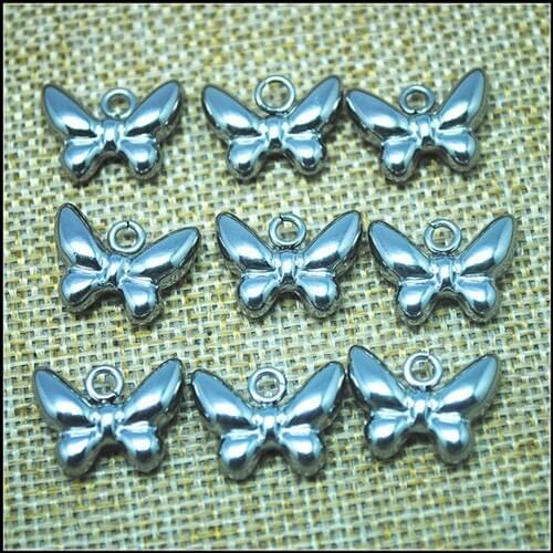 5pcs stainless steel charms pendants SS pendants butterfly shapes stainless steels accessories top fashion men pendants