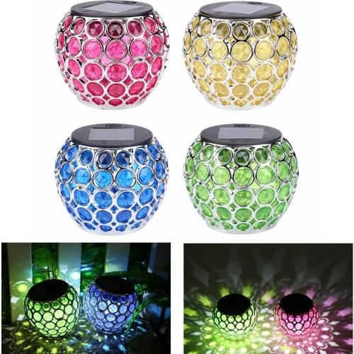 LED Solar Hollow Light Lawn Lamp Outdoors Waterproof Courtyard Landscape Street Solar Ball Lamp for Garden Decoration Lighting