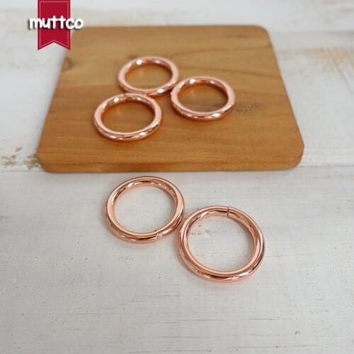 Plated Backpack dog collar Harness Rings Bag Parts Accessories O ring adjustable ring clip buckles Hooks for handbag back