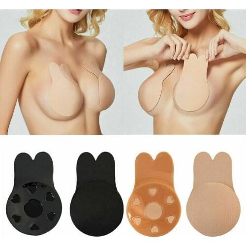 2pcs Bikini Breast Pads Swimwear Women Bra Self Adhesive Silicone Lift Up Tape Lifting Chest Sticker Swimsuit Nipple Cover Pads