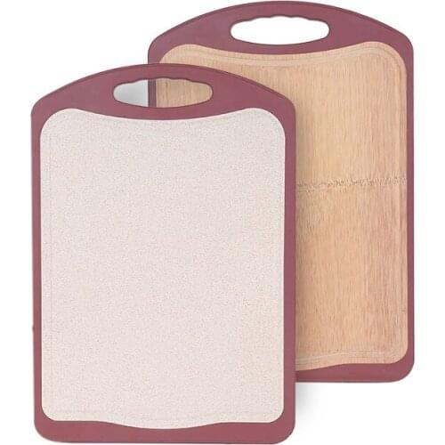Vegetable cutting board Canyon fiber thickening double-sided whole bamboo board and whole bamboo board 3
