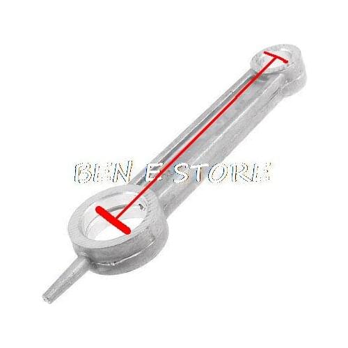 12mm x 23mm x 85mm Aluminum Alloy Bore Air Compressor Connecting Link Rod