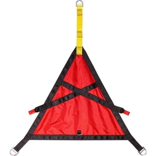 P92 Outdoor rescue triangle seat belt semi - sitting downhill body height rescue fire rescue belt CE Certification