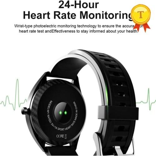Outdoor Sports Smart Watch Men IP67 Waterproof 24hours heart rate monitoring Silicone Strap Smartwatch for Android IOS Phones