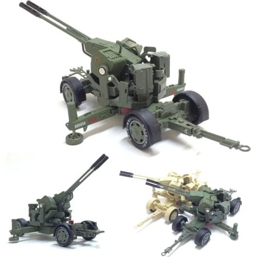High quality Military model, 1: 35 scale Alloy anti-aircraft guns,Traction cannon,Boxed gifts,free shipping