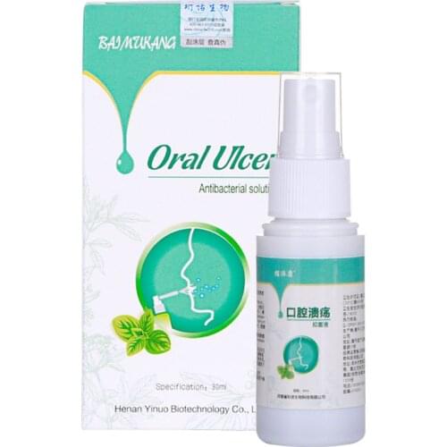 Oral Ulcer Treatment Throat Inflammation Rinse Clean Mouth Cool Fresh Spray