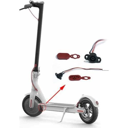 Scooter Charging Port Plastic Waterproof Cover for mijia m365 Electric Folding Scooter Charging Interface Kit Spare Parts