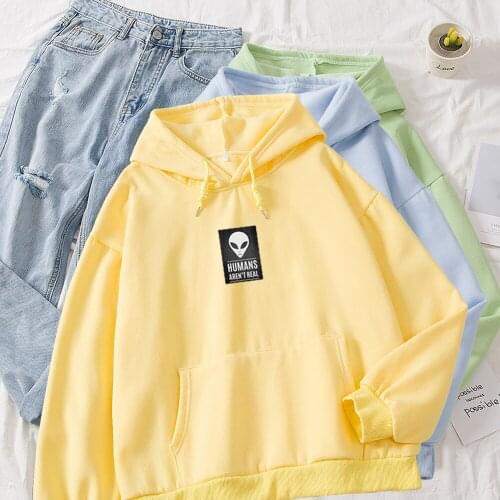 Alien Saucer 2020 New Design Hot Sale Hoodies Sweatshirts Women Casual Korean Harajuku Hoodie Punk Fashion Sweat Girls Tops