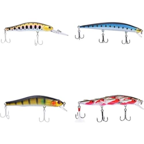 1Pc Floating Wobbler Minnow Fish Lure 10-15.2cm Artificial Plastic Pesca Hard Bait