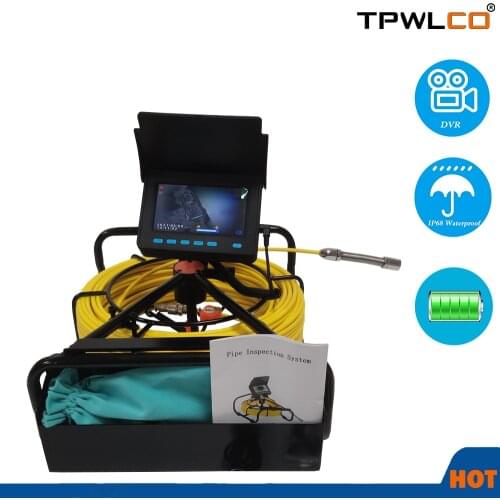 17MM Endoscope Camera 10m-50m Pipe Inspection Camera Video CCTV Sewer Drain Clean System Waterproof IP68