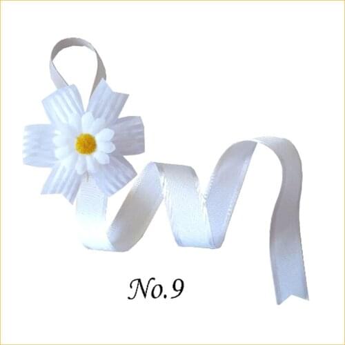 20 BLESSING 22 Inch Hair Clip Holder Ribbon Bow Storage Organizer Sunflower