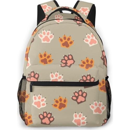 2020 Travel Backpacks Cat Paws With Claws Girl Backpack For Women Large Capacity School Bag For Teenage