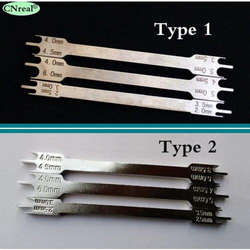 3 Pieces/Set Pole-like Bracket Positioning Gauge (2 types) Dental Lab Instrument