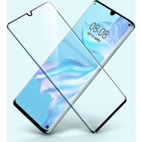 500pcs Full Coverage 3D Curved Tempered Glass Screen Protector Flim Guard For Huawei P50 Pro P40 P30 Honor 30 Mate 40 20 Nova 8