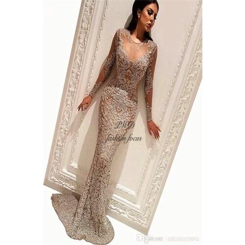 African Glitter Sequins coffee Mesh Lace Fabric crystal lace Fabric Party Dress Clothes Cloth India Sari Sewing Tissu Tecidos