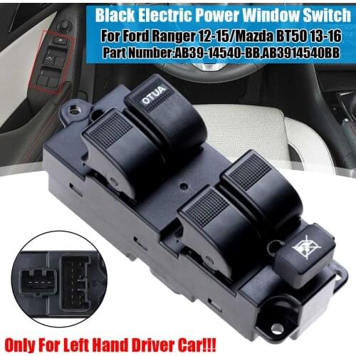 Car styling For Ford Ranger 2012-2015 M BT50 2013-2016 Car Steering Wheel Button Trim frame Car Accessories AB3914540BB