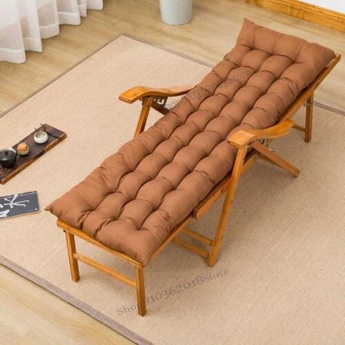 Bamboo recliner folding solid wood home balcony lunch break siesta leisure lazy back summer cool chair elderly recliner