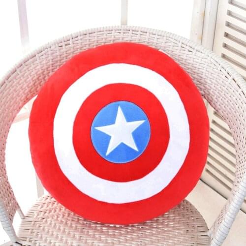 The Avengers Toys Superheroes Captain America Shields Plush Pillow Doll Toys Classic Toys