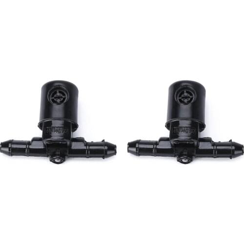 1Pair Car ABS Plastic Front Wiper Washer Water Spray Jet Nozzle For Opel Insignia A Astra J G Combo C Corsa C M Auto Accessories
